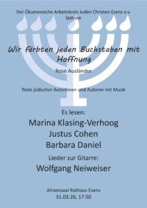 Leseabend im Ahnensaal